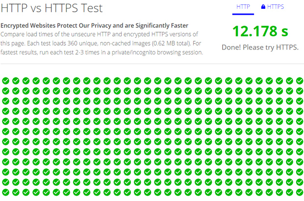 https speed test